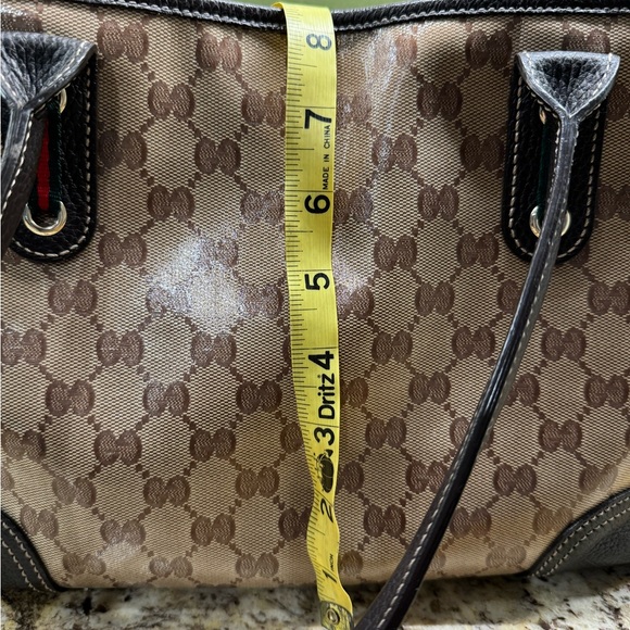 GUCCI GG monogrammed crystal shoulder tote bag - Picture 9 of 15